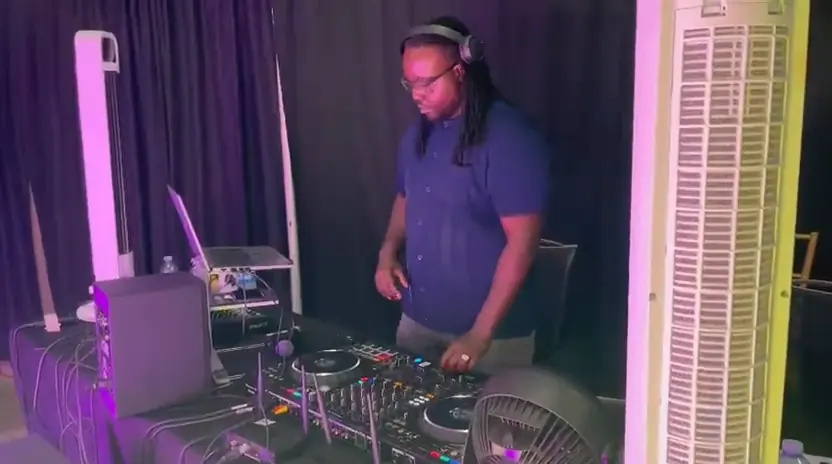 Video: Rubicon's DJ mixing in the purple booth